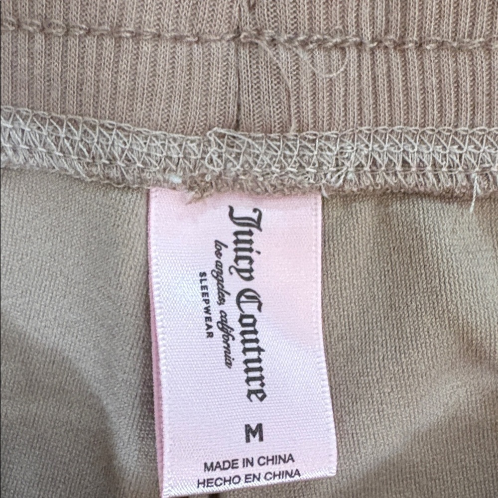 ⭐️ Juicy Couture Taupe Lounge Pants- size medium - Picture 3 of 10